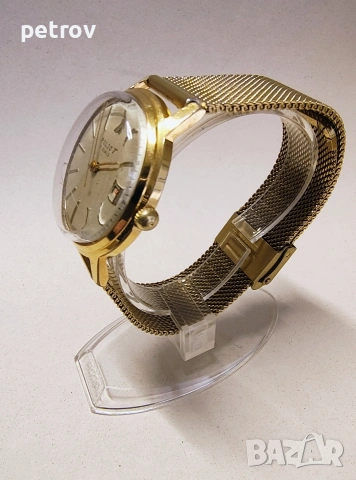 Часовник Poljot made in USSR.Gold 20 микрона., снимка 2 - Мъжки - 53285939