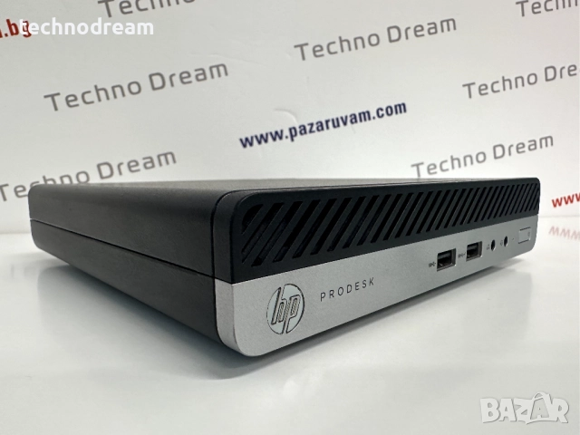 Мини компютър HP ProDesk 400 G4-Intel Core i3-8100T/ 16GB RAM / 512GB SSD, снимка 3 - За дома - 51668397