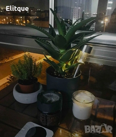 Комплект от 6 броя соларни градински LED лампи за алеи и зони, снимка 2 - Външни лампи - 53432750