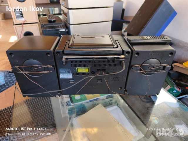Sony CFD-550, снимка 7 - Радиокасетофони, транзистори - 53683822
