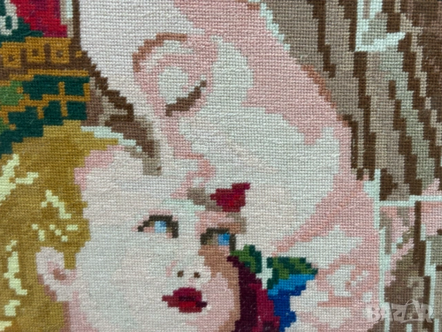 Ушит Гоблен "Мадоната с младенеца", снимка 3 - Гоблени - 54086819