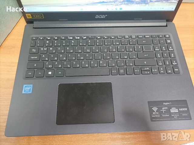 Лаптоп Acer A315-34, 8gb ram,4 cores intel cpu,256 gb ssd, снимка 2 - Лаптопи за работа - 53611785