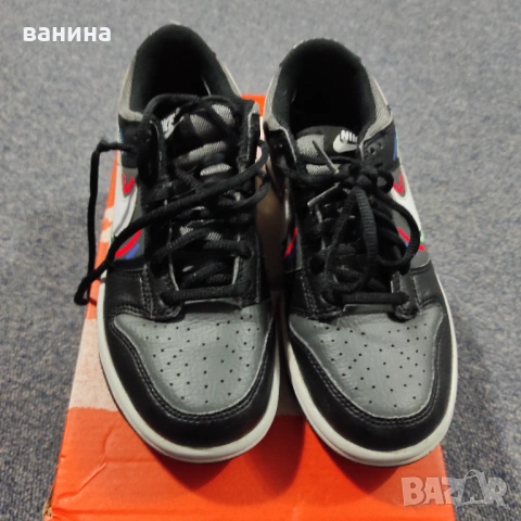 NIKE DUNK LOW GS NN FB8022-001 маратонки 35.5 22.5см, снимка 9 - Детски маратонки - 53015035