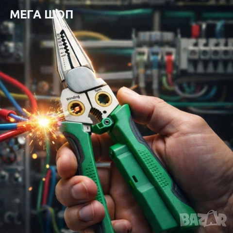Многофункционални клещи за оголване на проводници, снимка 2 - Клещи - 53878989