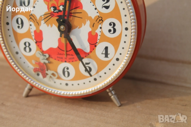 СССР будилник ''Янтар'', снимка 6 - Антикварни и старинни предмети - 52616790