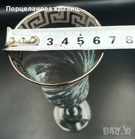 Елегантен комплект от 6 чаши за шампанско Versace, снимка 10 - Чаши - 51044911