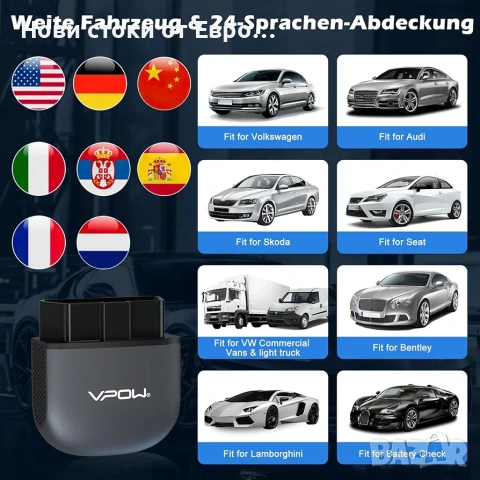 OBD2 диагностично устройство, OBD Bluetooth 5.1 адаптер:, снимка 7 - Аксесоари и консумативи - 53561078