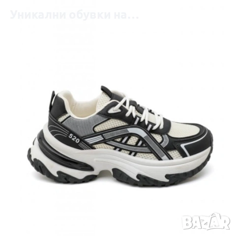 Маратонки в черно и бяло, снимка 2 - Маратонки - 53379184