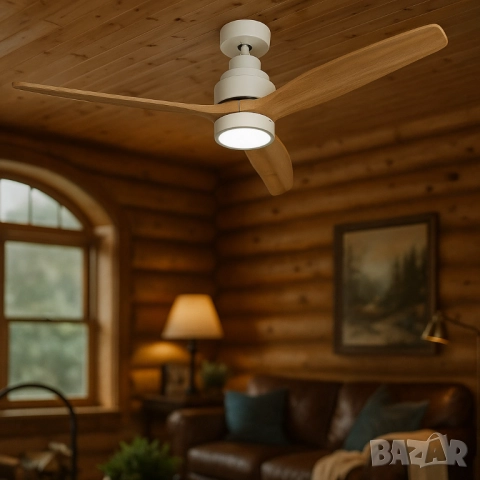 Таванен вентилатор с LED светлина -50% отстъпка -  Brizy Bright Ceiling Fan, снимка 5 - Друга електроника - 51926863