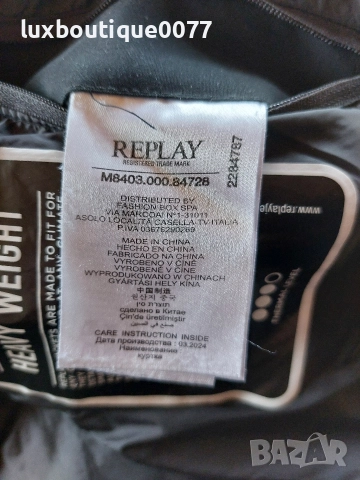Чисто нова без етикет зимна пухена парка Replay XL, снимка 10 - Якета - 52866627
