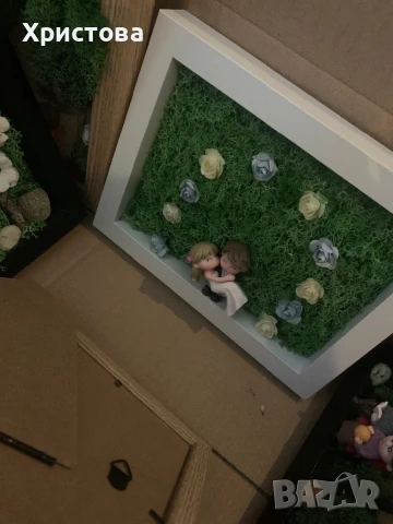 Ръчно изработени 3Д картини със скандинавски мъх, снимка 6 - Картини - 51099815