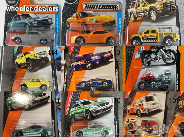 Метални колички Мачбокс Matchbox от различни години в мащаб 1:64 Част2, снимка 12 - Колекции - 50051522