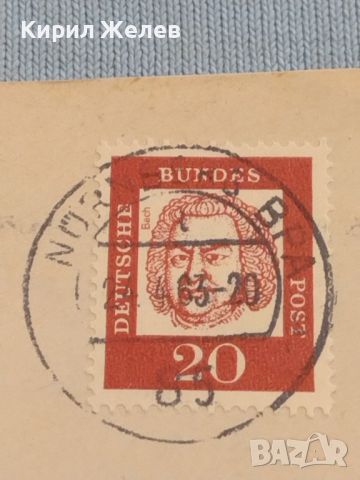 Стар пощенски плик с марки и печати Нюрнберг Германия за КОЛЕКЦИЯ ДЕКОРАЦИЯ 45864, снимка 2 - Филателия - 46239263