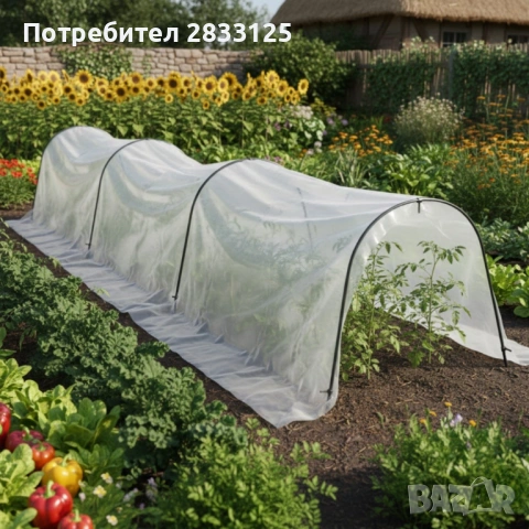 Мини оранжерия - сгъваема, практична и идеална за всеки градинар  - 1.8 х 10м, снимка 2 - Оранжерии - 53661011