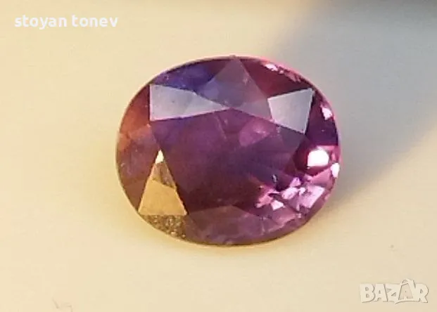 Сапфир с променящ се цвят и VS чистота - 1.03кт.! Сертифициран! Нов!, снимка 4 - Други - 50136185