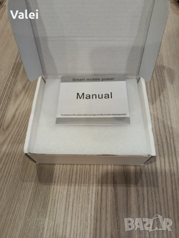 Мини външна батерия (Power Bank) 5000mAh – USB-C / Бяла, снимка 5 - Външни батерии - 53486589