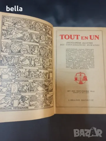 Френска илюстрована енциклопедия Larousse Tout En Un твърди корици 1921 год .Цена 100 лв, снимка 9 - Енциклопедии, справочници - 47191651