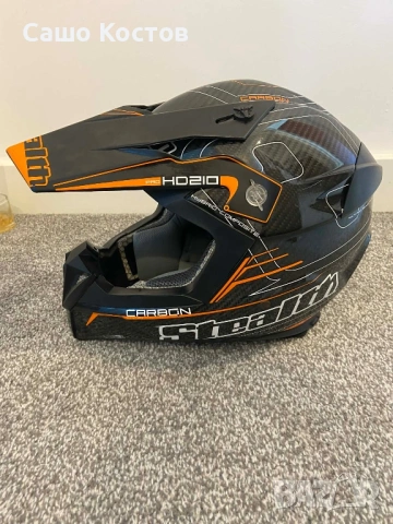 Ендуро каска Карбон, снимка 2 - Спортна екипировка - 54032488