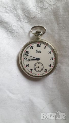 Рядък джобен часовник Молния Corsar, снимка 1 - Антикварни и старинни предмети - 45521174