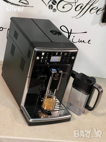 Кафемашина кафе автомат Saeco Picobaristo de luxe с гаранция, снимка 4 - Кафемашини - 45664315