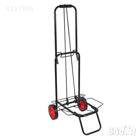 Товарна количка, До 45кг., Метал, Черна 