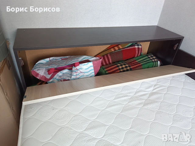 Легло с ракла, матрак и шкаф , снимка 4 - Спални и легла - 53865352