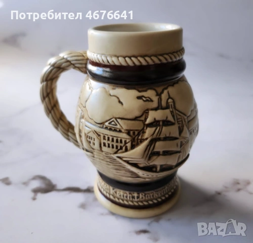 Чаша с кораб, снимка 3 - Чаши - 53531309