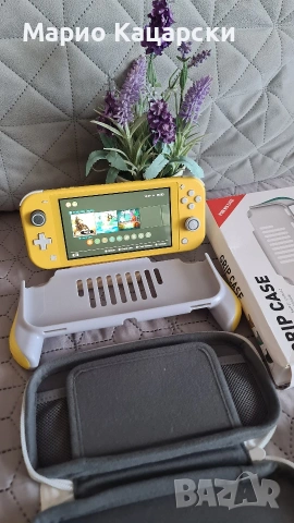 Nintendo switch lite като нова с подарък 