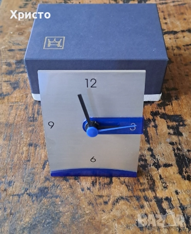 часовник за бюро Хенкелс Henkels Германия дизайнерски супер качествен в подаръчна кутия