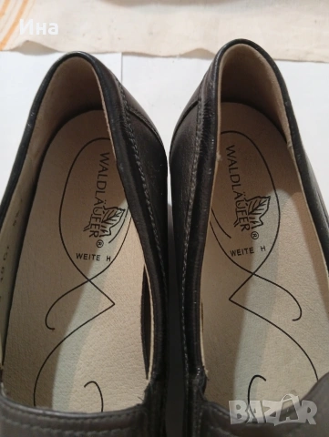 Отлични сиви обувки немска марка WALDLAUFER естеств.кожа н.5.5, снимка 7 - Дамски ежедневни обувки - 53714177