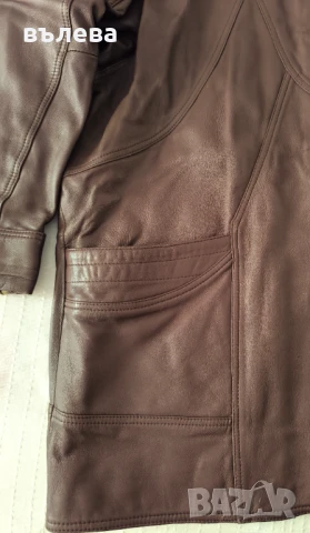 Дамско яке,дълго, естествена кожа , снимка 4 - Якета - 51427873