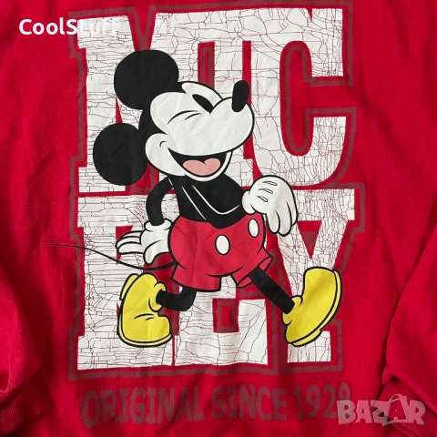Mickey Mouse Logo H&M Детска Блуза Мики Маус Размер 12-14 Години, снимка 2 - Детски Блузи и туники - 52448003