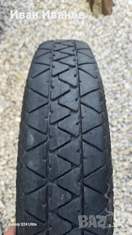 Резервна гума-патерица 125/70/18 5x112, снимка 8 - Гуми и джанти - 51407436