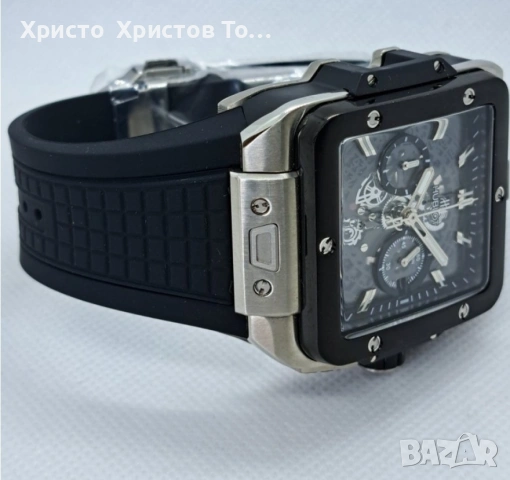 Promotion!!! Мъжки часовници Hublot Square Bang Unico 4 варианта, снимка 8 - Мъжки - 53662397