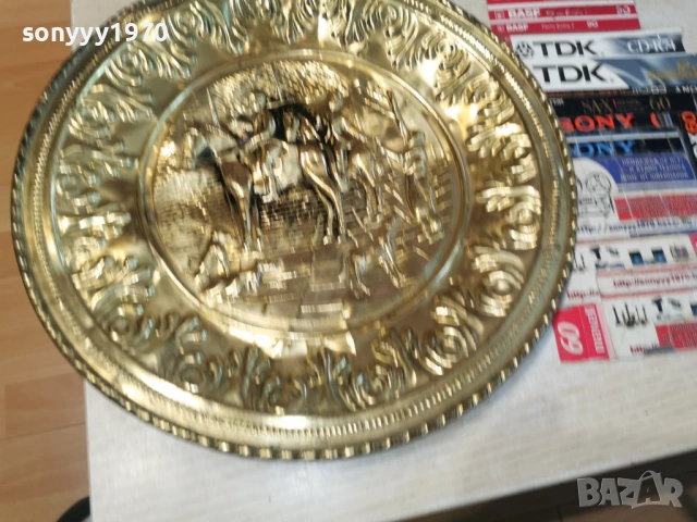 МЕДНА ДЕКОРАЦИЯ ЗА СТЕНА 1604261748LCHERY1, снимка 3 - Антикварни и старинни предмети - 54218856