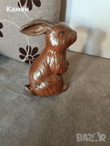 Керамичен заек, снимка 3 - Градински мебели, декорация  - 45046462