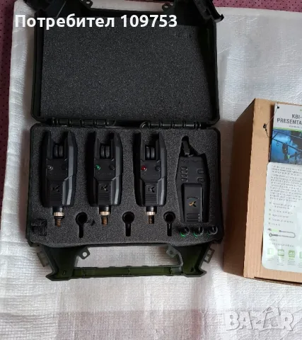 Сигнализатори KORUM KBI-R 3-Rod Alarm Presentation Set, снимка 1 - Такъми - 47176133