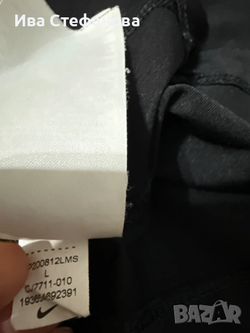 Nike nike Найк нова черна спортна оригинална еластична спортна блуза , снимка 7 - Блузи с дълъг ръкав и пуловери - 52484244
