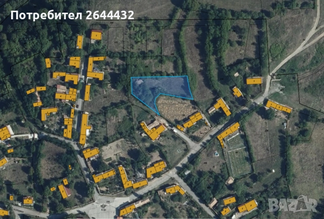 Имот в с. Мостич до гр. В. Преслав - 1814 кв.м. регулация/ток/вода/УПИ