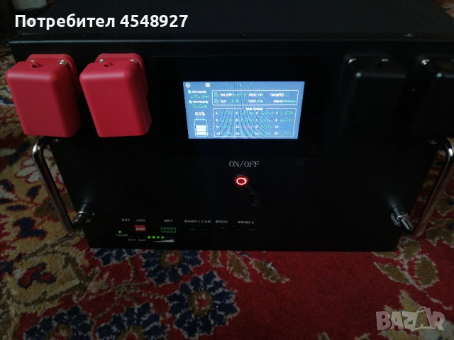 Продавам нова 51,2V 5,37kWh LiFePo4 батерия