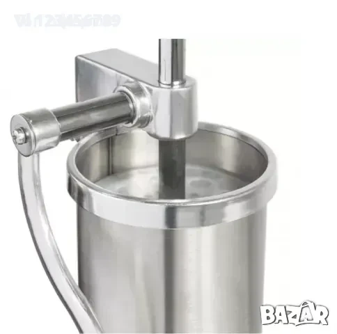 Вертикална пълначка за месо, кайма, наденици, луканки 3 кг, снимка 4 - Месомелачки - 53909806