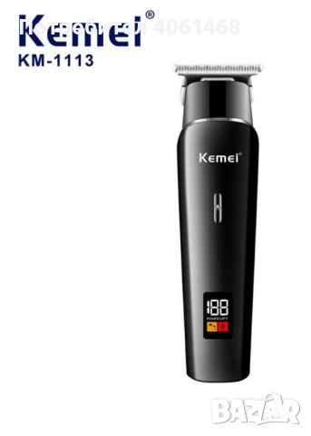 Безжична машина за подстригване Kemei с LED дисплей