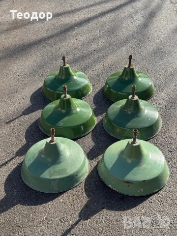 Соц емайлирани лампи, снимка 2 - Антикварни и старинни предмети - 53650095
