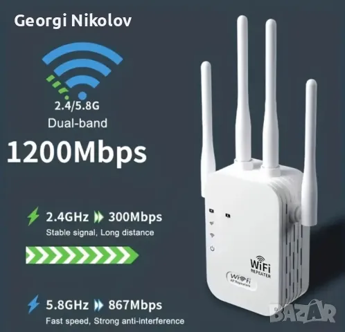 Wifi усилвател на сигнала, снимка 1