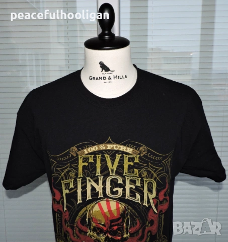  Метъл Тениска  Five Finger Death Punch размер L, снимка 2 - Тениски - 53572272