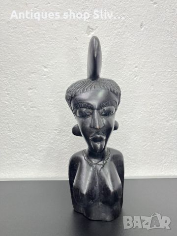 Африканска дървена фигура / бюст на жена. №5338