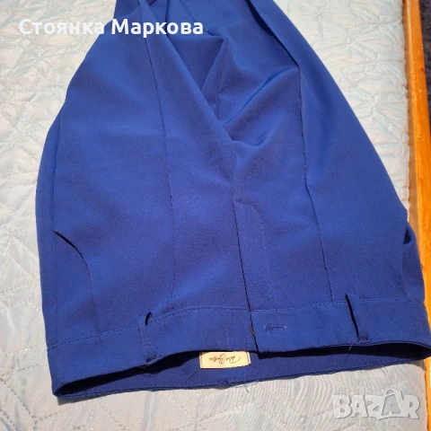 Турско синьо панталон, снимка 2 - Панталони - 51217374