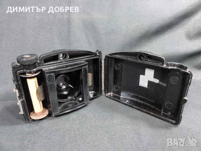 СТАР РЕТРО СОЦ ЧССР БАКЕЛИТОВ ФОТОАПАРАТ PIONYR, снимка 7 - Антикварни и старинни предмети - 52681036