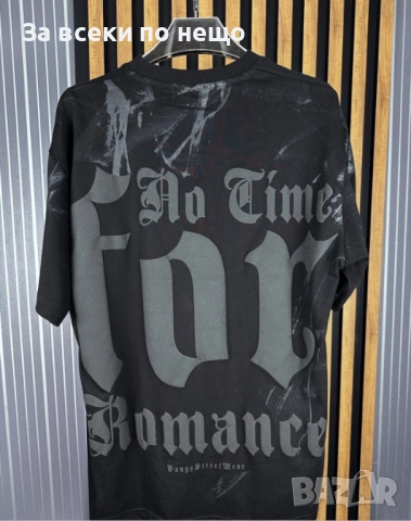 Мъжка тениска - NO Time For ROMANCE Код Moskito10, снимка 4 - Тениски - 53815070
