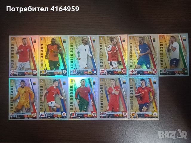 Match attax колекционерски карти Golden goalscorer, снимка 1 - Колекции - 46627033